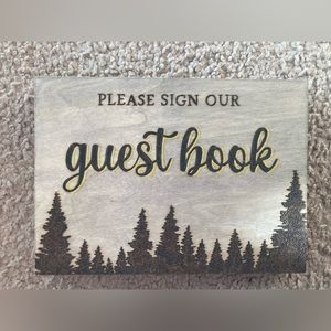 Handmade - Guestbook Sign